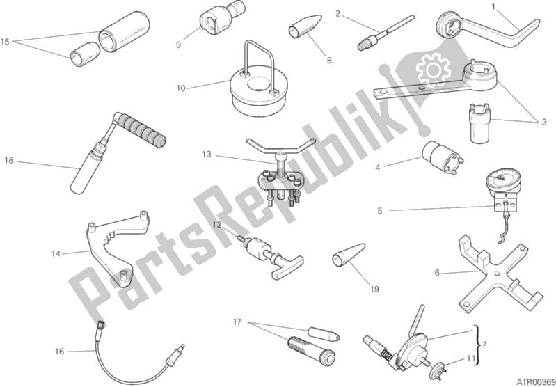 All parts for the 01a - Workshop Service Tools, Engine of the Ducati Diavel Xdiavel S 1260 2018 All parts for the 01a - Workshop Service Tools, Engine of the Ducati Diavel Xdiavel S 1260 2018